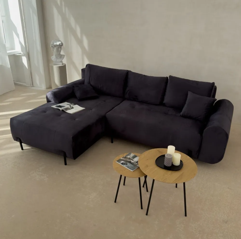 Meble Dla Dzieci|Narożniki>BROMARKT Narożnik musztardowy z funkcją spania ARCO