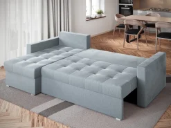 Meble Dla Dzieci|Meble Młodzieżowe>BROMARKT Narożnik szary rozkładany HOT L