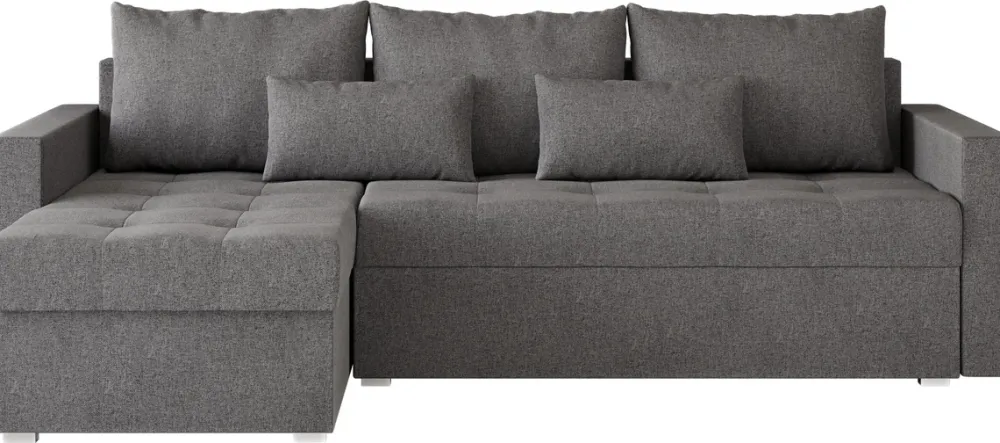 Meble Dla Dzieci|Meble Młodzieżowe>BROMARKT Narożnik szary z funkcją spania HOT L