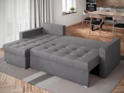 Meble Dla Dzieci|Meble Młodzieżowe>BROMARKT Narożnik szary z funkcją spania HOT L