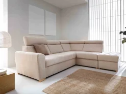 Narożniki>COMFORTEO Narożnik z funkcją spania i pojemnikiem na pościel RIVA