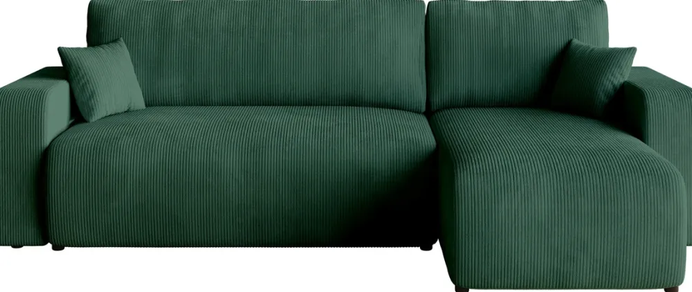 Meble Dla Dzieci|Meble Młodzieżowe>BROMARKT Narożnik z funkcją spania i pojemnikiem na pościel PUMI sztruks