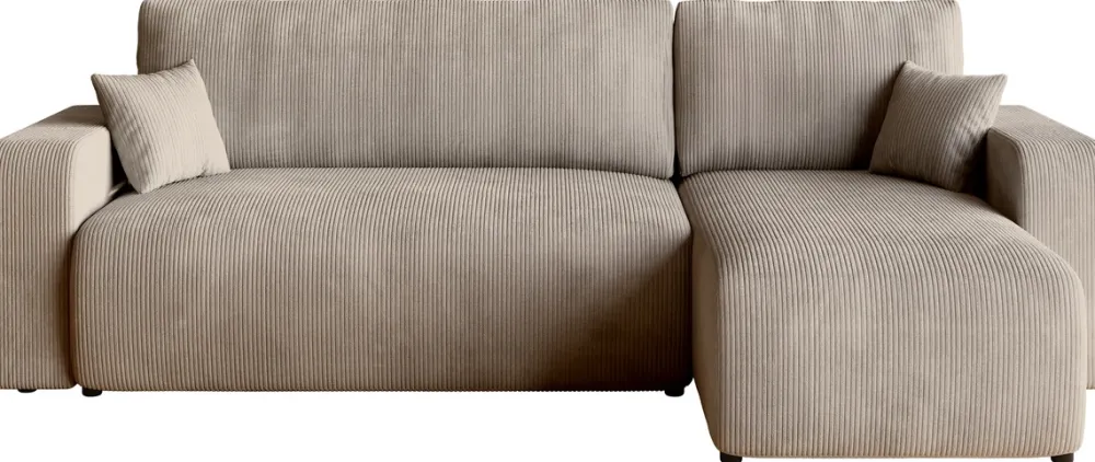 Meble Dla Dzieci|Meble Młodzieżowe>BROMARKT Narożnik z funkcją spania i pojemnikiem na pościel PUMI sztruks