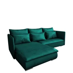 Narożniki>NEXT COLLECTION Narożnik z funkcją spania LOGRATO duże poduszki