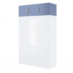 Pozostałe|Akcesoria Do Szaf>Stolar Niebieska nadstawka do szafy 147 cm BILL niebieski