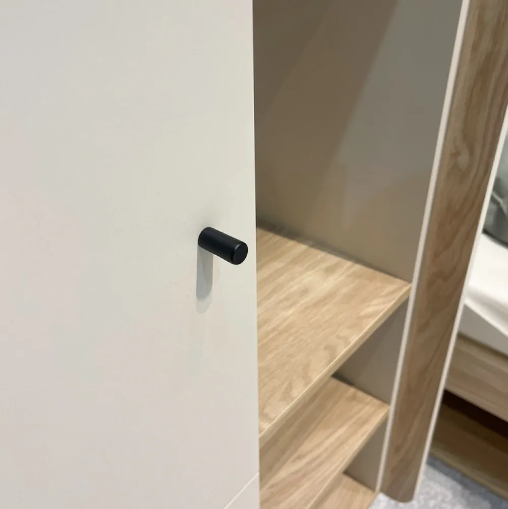 Meble Dla Dzieci|Zestawy Mebli Młodzieżowych>MEBLAR Niska komoda młodzieżowa z szufladami 95 cm nowoczesna ALDENO beż piaskowy