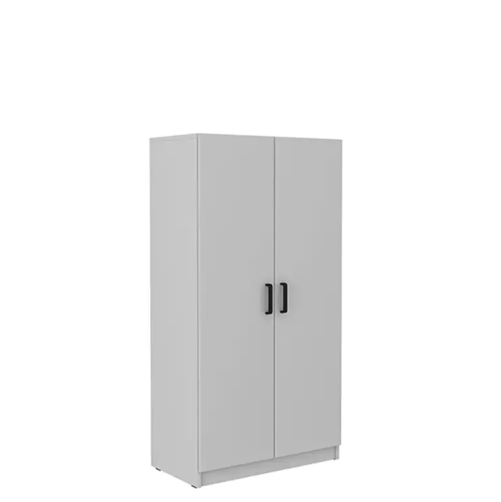 Szafy Dwudrzwiowe|Szafy Młodzieżowe>Lempert Niska szafa uchylna MULL szary jasny