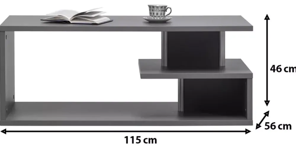 Zestawy Mebli Młodzieżowych|Ławy I Stoliki>MARIDEX Nowoczesna ława do pokoju młodzieżowego 115x56 cm ZENTO