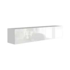 Meble Młodzieżowe|Zestawy Mebli Do Salonu>BROMARKT Nowoczesna biała szafka 175 cm PREMIUM biały