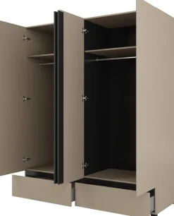 Meble Młodzieżowe|Zestawy Mebli Do Sypialni>Helvetia Nowoczesna duża szafa uchylna do sypialni 180 cm CROSS congo