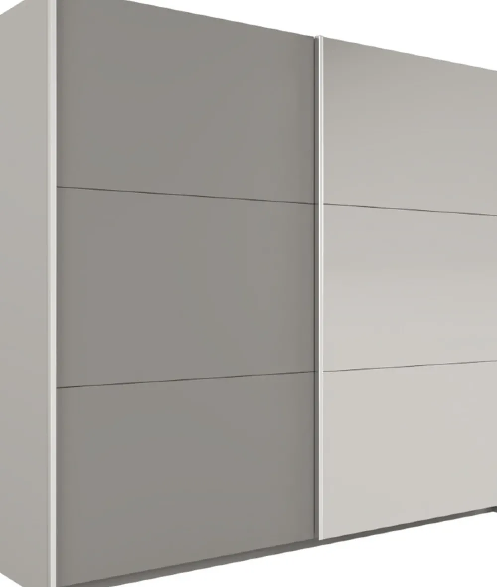 Meble Dla Dzieci|Szafy Dwudrzwiowe>Stolar Nowoczesna dwudrzwiowa szafa przesuwna z lustrem 150 cm VASCO platinum