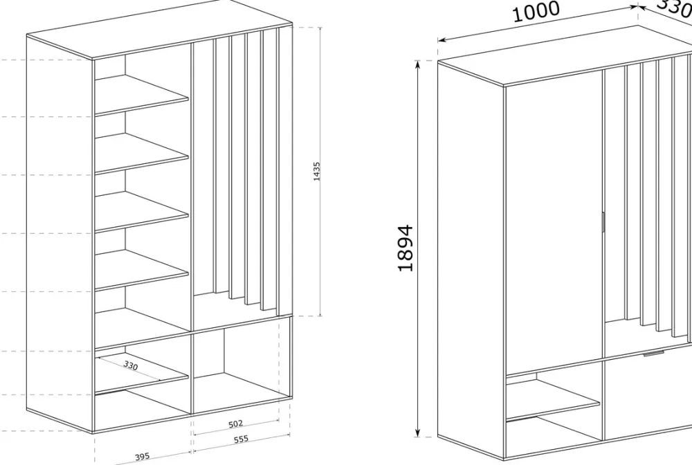 Garderoby|Zestawy Mebli Do Przedpokoju>JARSTOL Nowoczesna garderoba do przedpokoju z lustrem MORTIS dąb artisan
