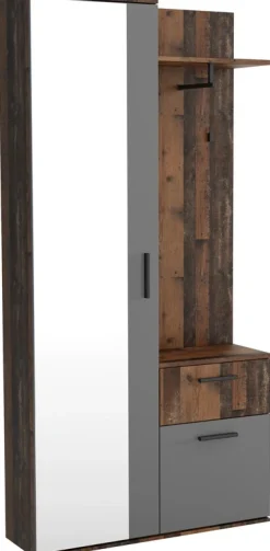Garderoby|Zestawy Mebli Do Przedpokoju>Meblohand Nowoczesna garderoba do przedpokoju z lustrem JOVITA