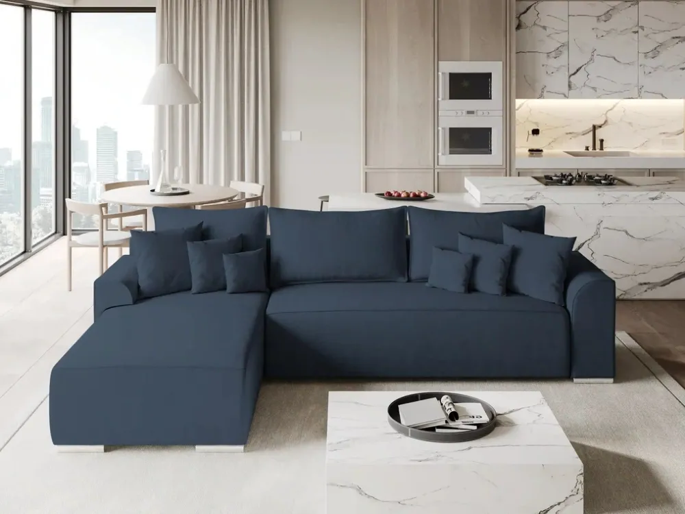 Meble Dla Dzieci|Narożniki>BROMARKT Nowoczesna kanapa narożna z funkcją spania do salonu SYDNEY