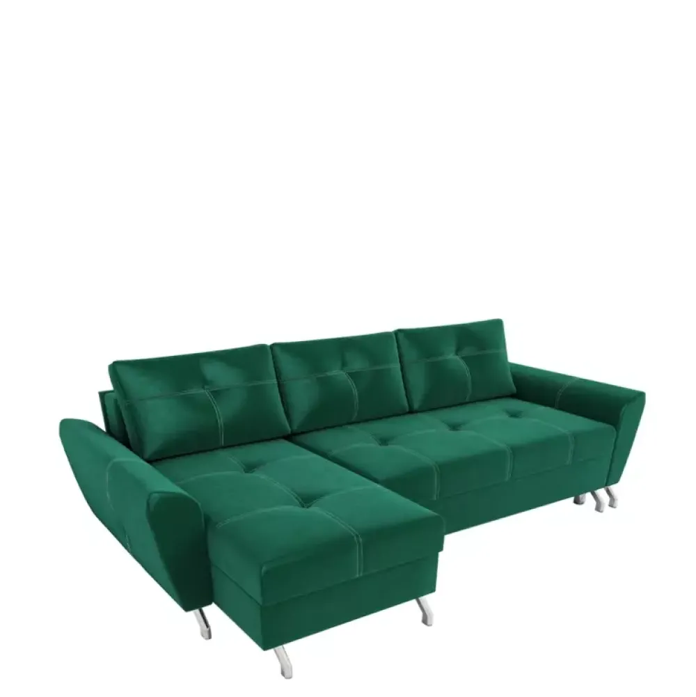 Narożniki>IZABELLA MEBLE Nowoczesna kanapa narożna rozkładana STORMI