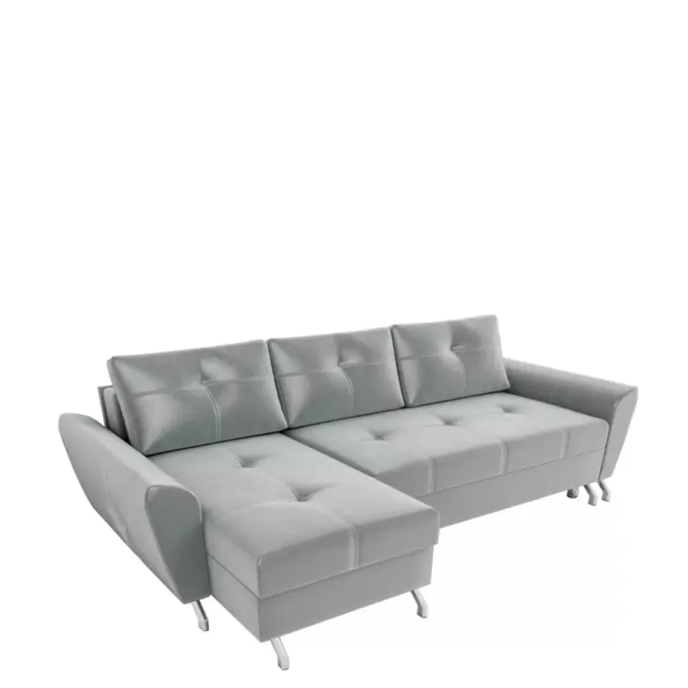 Narożniki>IZABELLA MEBLE Nowoczesna kanapa narożna rozkładana STORMI