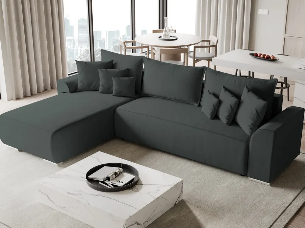 Meble Dla Dzieci|Narożniki>BROMARKT Nowoczesna kanapa narożna do salonu rozkładana SYDNEY