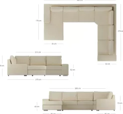 Narożniki></noscript>NEXT COLLECTION Nowoczesna kanapa rogowa do salonu LETO metalowe nóżki