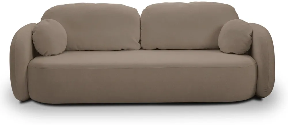 Meble Dla Dzieci|Kanapy I Sofy>LASKI Nowoczesna kanapa rozkładana do salonu z funkcją spania OMERO brązowy