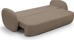 Meble Dla Dzieci|Kanapy I Sofy>LASKI Nowoczesna kanapa rozkładana do salonu z funkcją spania OMERO brązowy
