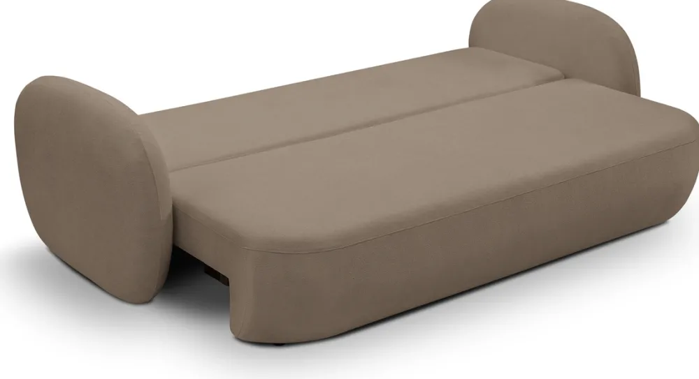 Meble Dla Dzieci|Kanapy I Sofy>LASKI Nowoczesna kanapa rozkładana do salonu z funkcją spania OMERO brązowy