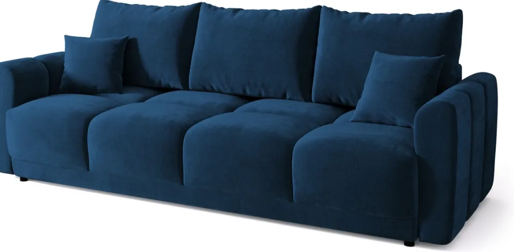 Kanapy I Sofy|Zestawy Mebli Do Przedpokoju>BROMARKT Nowoczesna kanapa z funkcją spania NUBES granatowa