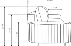 Meble Dla Dzieci|Kanapy I Sofy></noscript>LASKI Nowoczesna kanapa zielona do salonu z funkcją spania VELINA