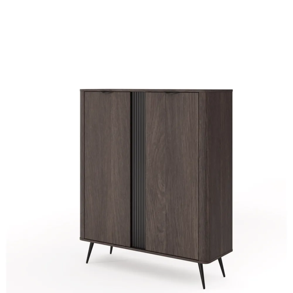 Komody>LASKI Nowoczesna komoda 113 cm do salonu dąb dunin VALIO