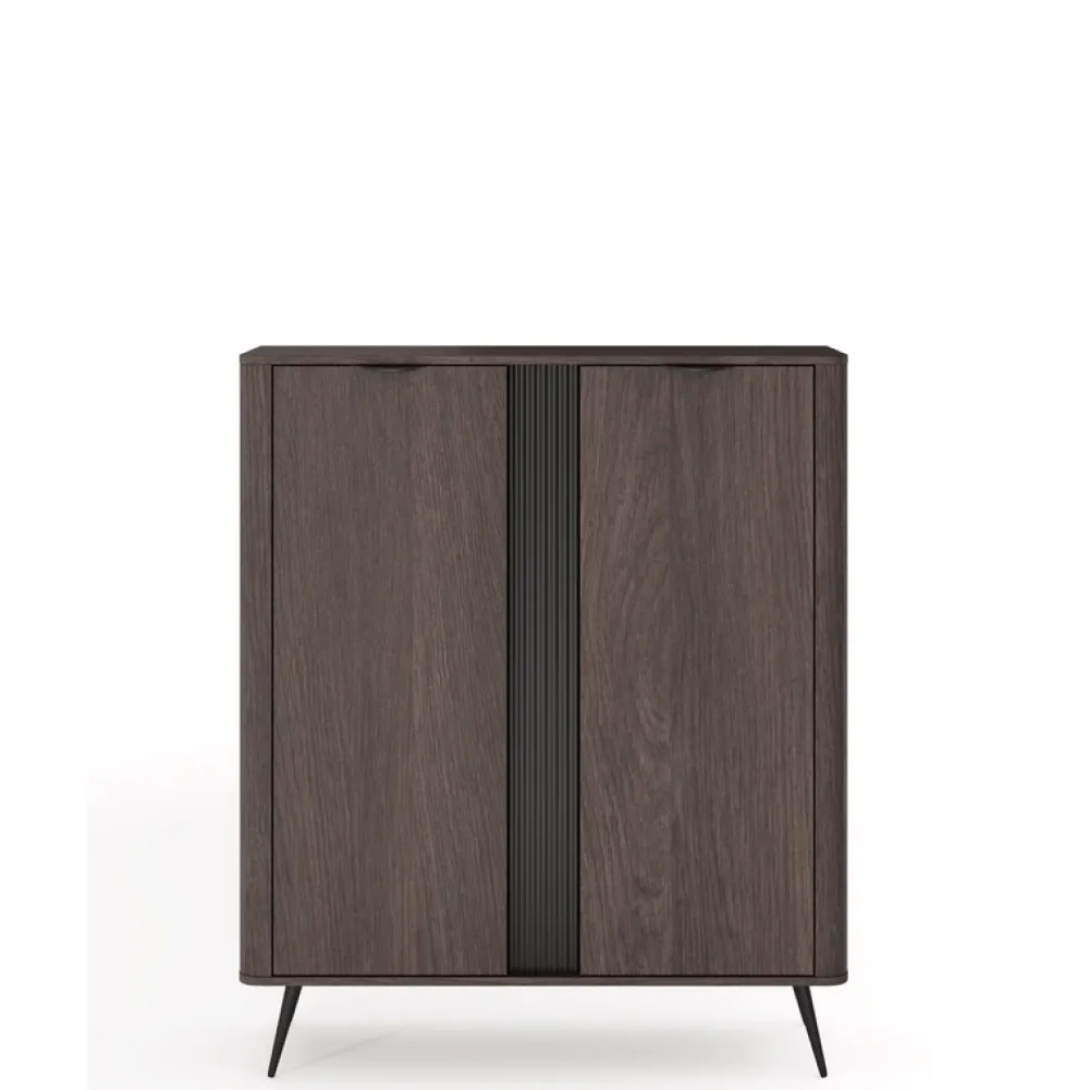 Komody>LASKI Nowoczesna komoda 113 cm do salonu dąb dunin VALIO