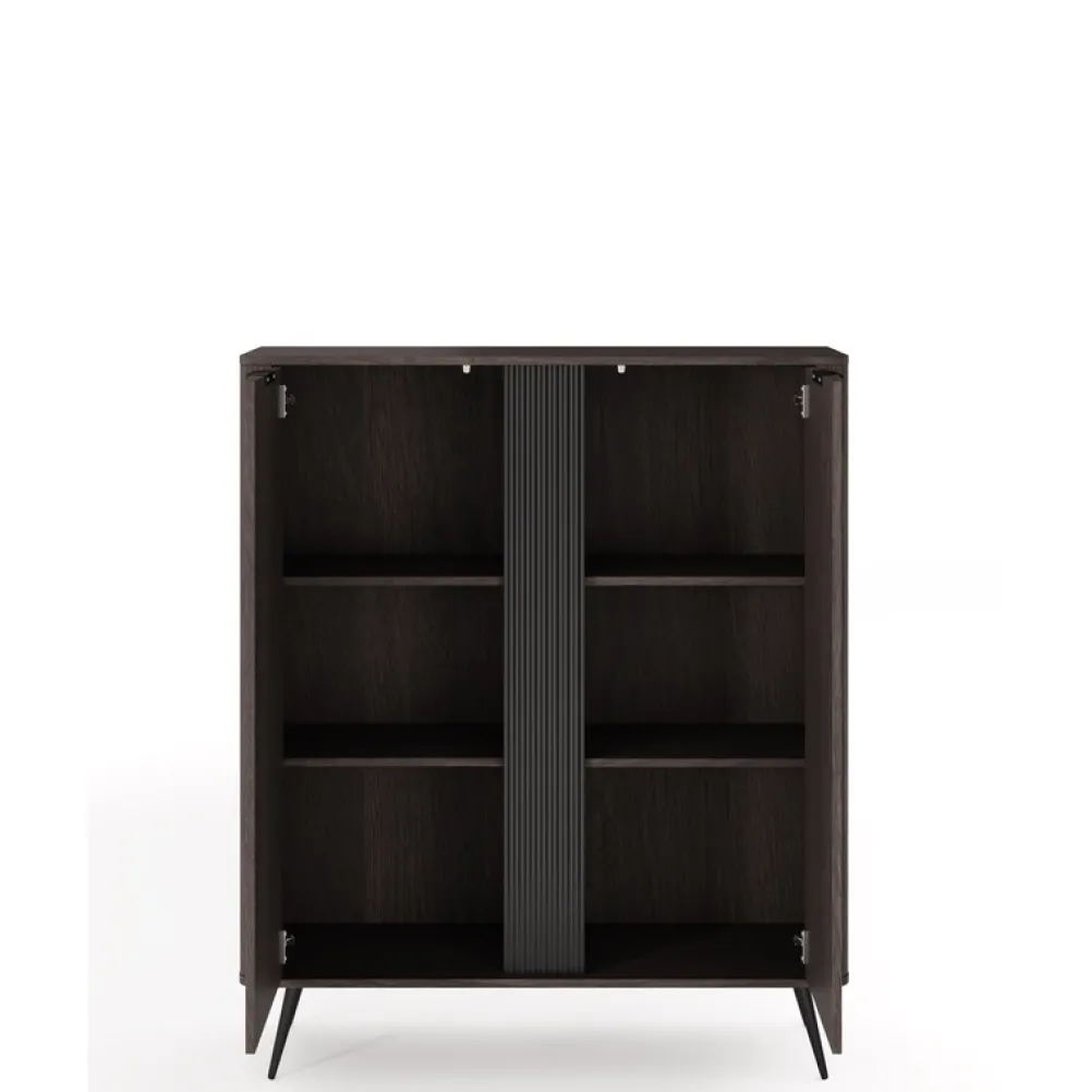 Komody>LASKI Nowoczesna komoda 113 cm do salonu dąb dunin VALIO