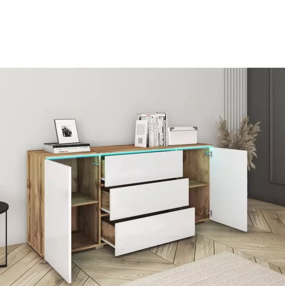 Komody>BRATEX Nowoczesna komoda 150 cm VELLORE