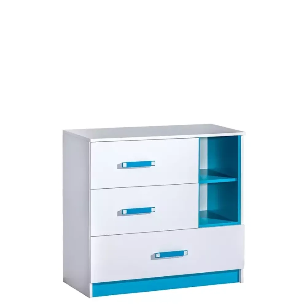 Zestawy Mebli Młodzieżowych|Komody>DOMEL Nowoczesna komoda 90 do pokoju młodzieżowego TRAFIKO