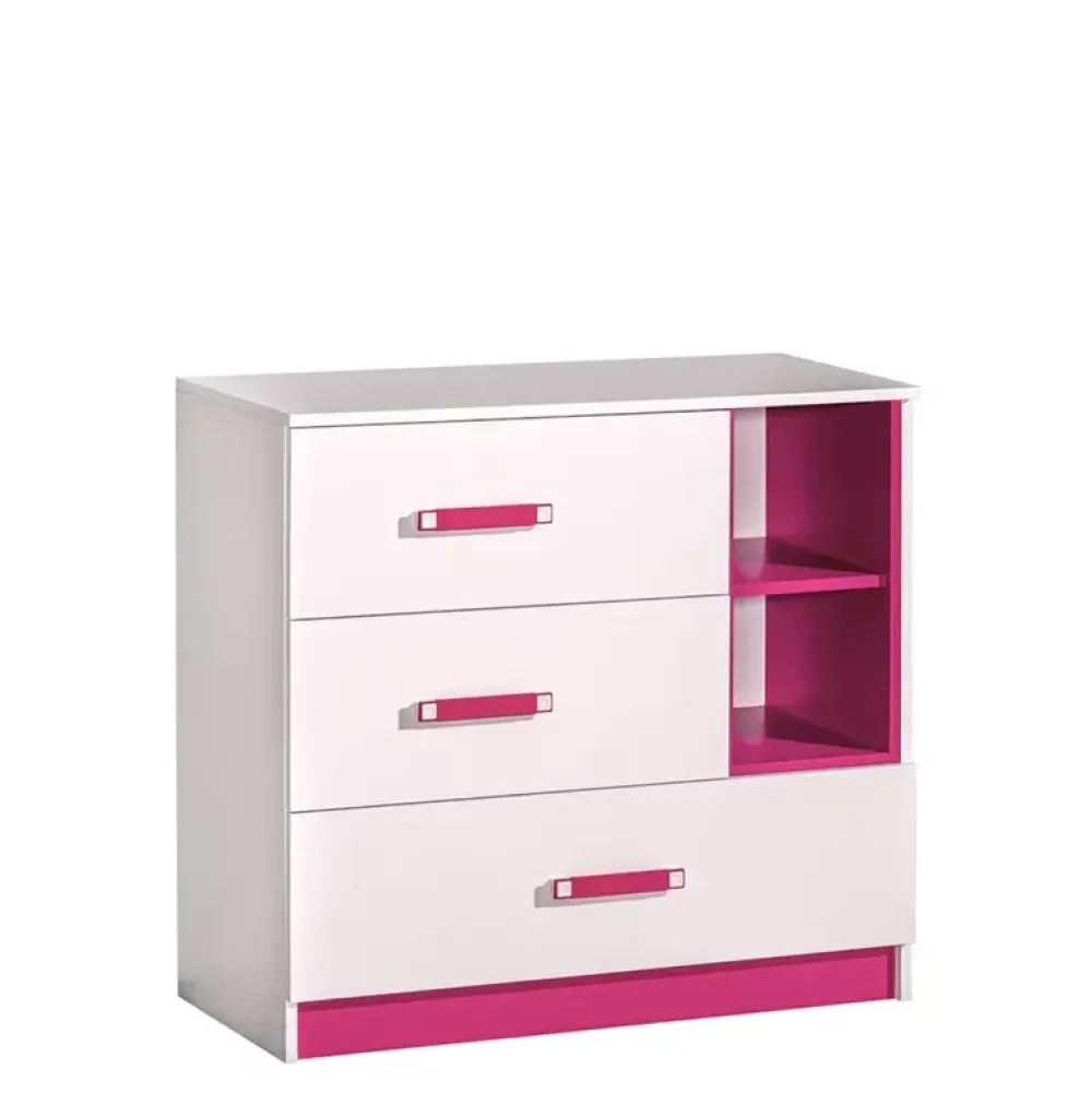 Zestawy Mebli Młodzieżowych|Komody>DOMEL Nowoczesna komoda 90 do pokoju młodzieżowego TRAFIKO