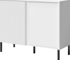 Komody>JUREK Nowoczesna komoda biała do salonu 100 cm MALEZJA biały