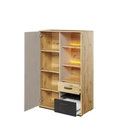 Meble Młodzieżowe|Zestawy Mebli Młodzieżowych>lenart. Nowoczesna komoda do pokoju młodzieżowego 90 cm QUBIC