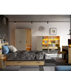 Meble Młodzieżowe|Zestawy Mebli Młodzieżowych></noscript>lenart. Nowoczesna komoda do pokoju młodzieżowego 90 cm QUBIC