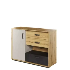 Meble Młodzieżowe|Zestawy Mebli Młodzieżowych>lenart. Nowoczesna komoda do pokoju młodzieżowego 120 cm QUBIC