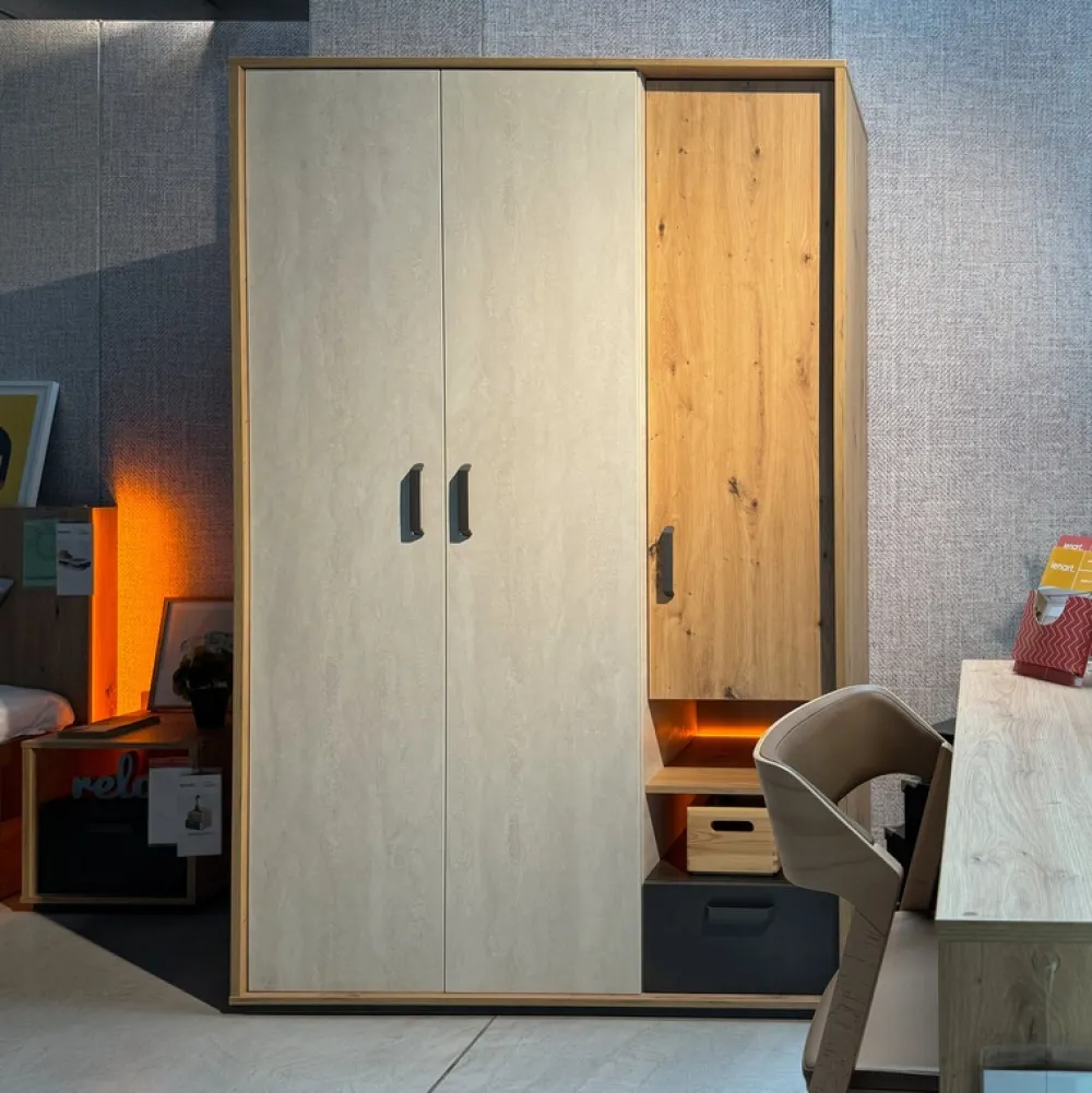 Meble Młodzieżowe|Zestawy Mebli Młodzieżowych>lenart. Nowoczesna komoda do pokoju młodzieżowego 120 cm QUBIC