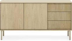 Meble Młodzieżowe|Zestawy Mebli Do Salonu>LASKI Nowoczesna komoda do salonu 153 cm TAMORIS dąb cremona