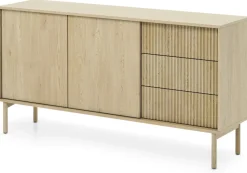 Meble Młodzieżowe|Zestawy Mebli Do Salonu></noscript>LASKI Nowoczesna komoda do salonu 153 cm TAMORIS dąb cremona