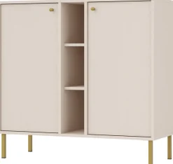 Komody>Lempert Nowoczesna komoda do salonu 100 cm TOKEN beż piaskowy