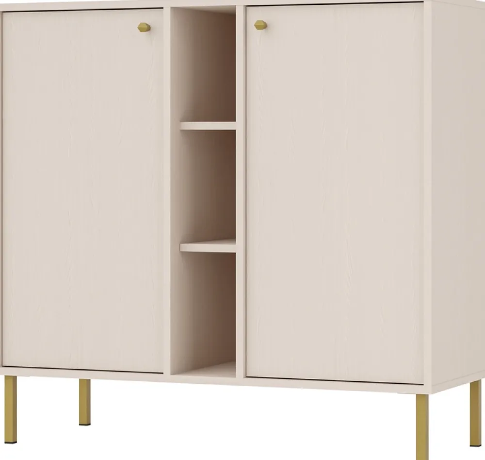 Komody>Lempert Nowoczesna komoda do salonu 100 cm TOKEN beż piaskowy