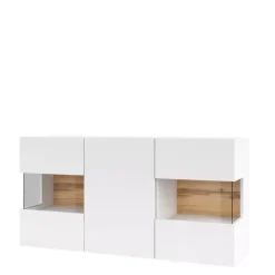 Zestawy Mebli Do Salonu|Komody>Helvetia Nowoczesna komoda do salonu biała AVENTELI