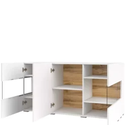 Zestawy Mebli Do Salonu|Komody>Helvetia Nowoczesna komoda do salonu biała AVENTELI