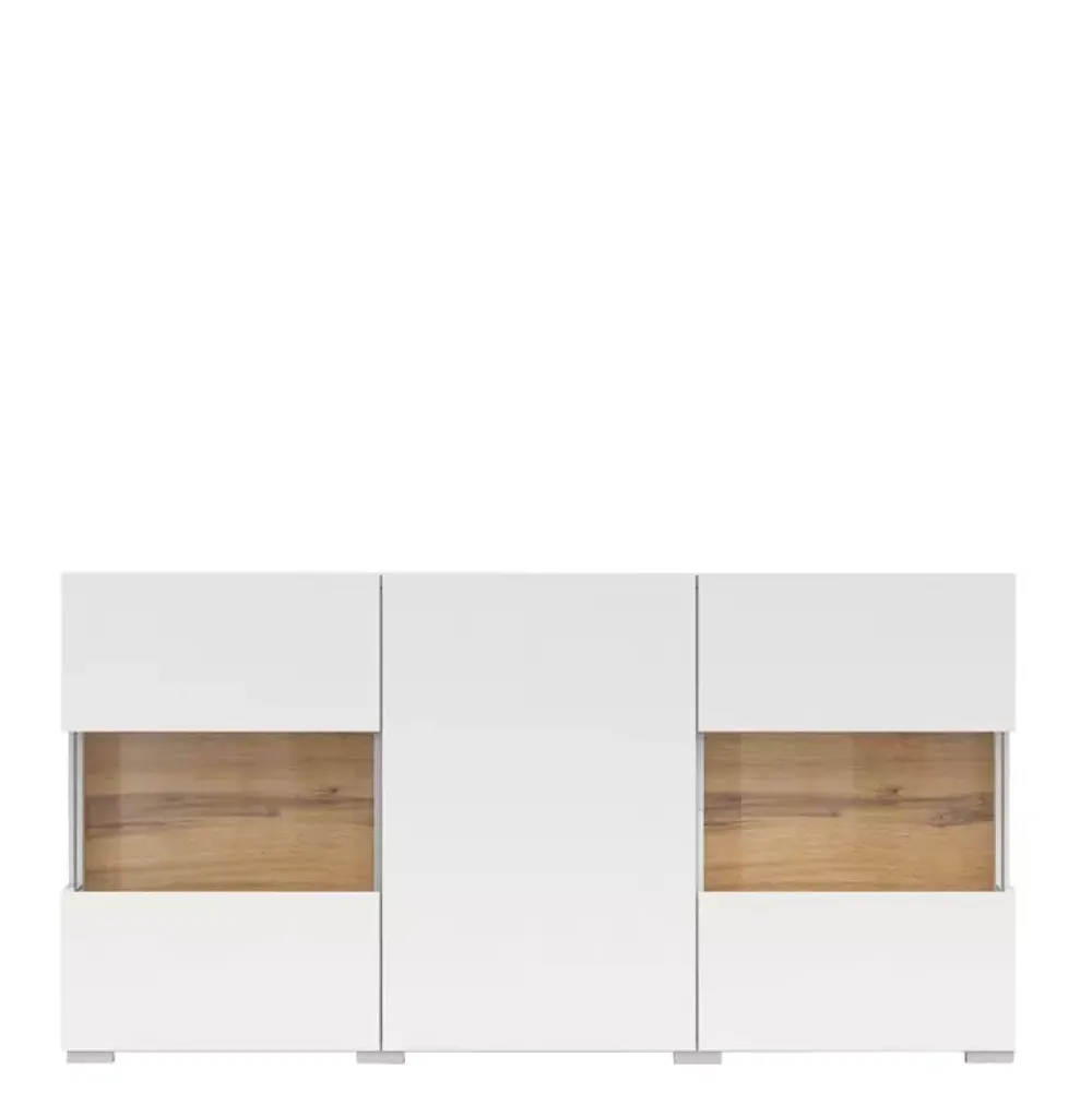 Zestawy Mebli Do Salonu|Komody>Helvetia Nowoczesna komoda do salonu biała AVENTELI