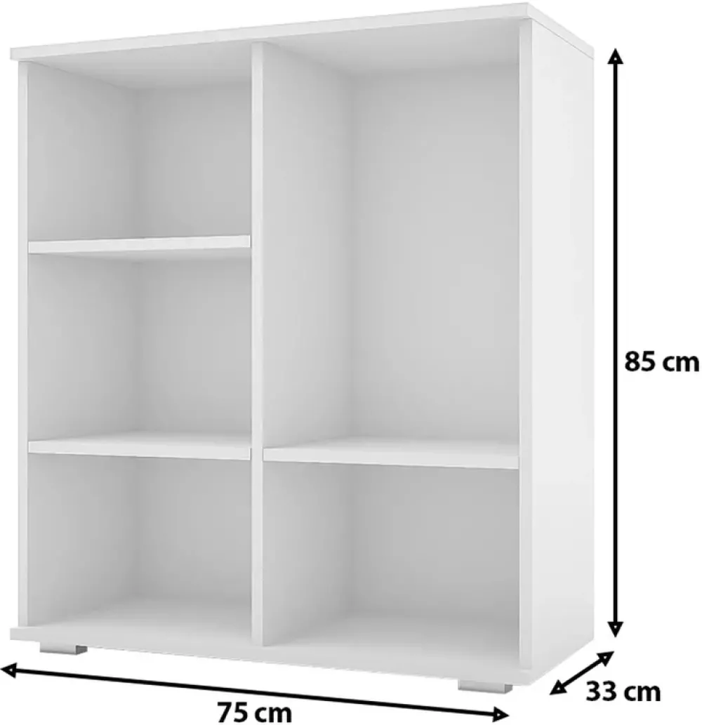Komody>Meblohand Nowoczesna komoda do salonu z szufladą 75 cm SIMPLE I dąb sonoma