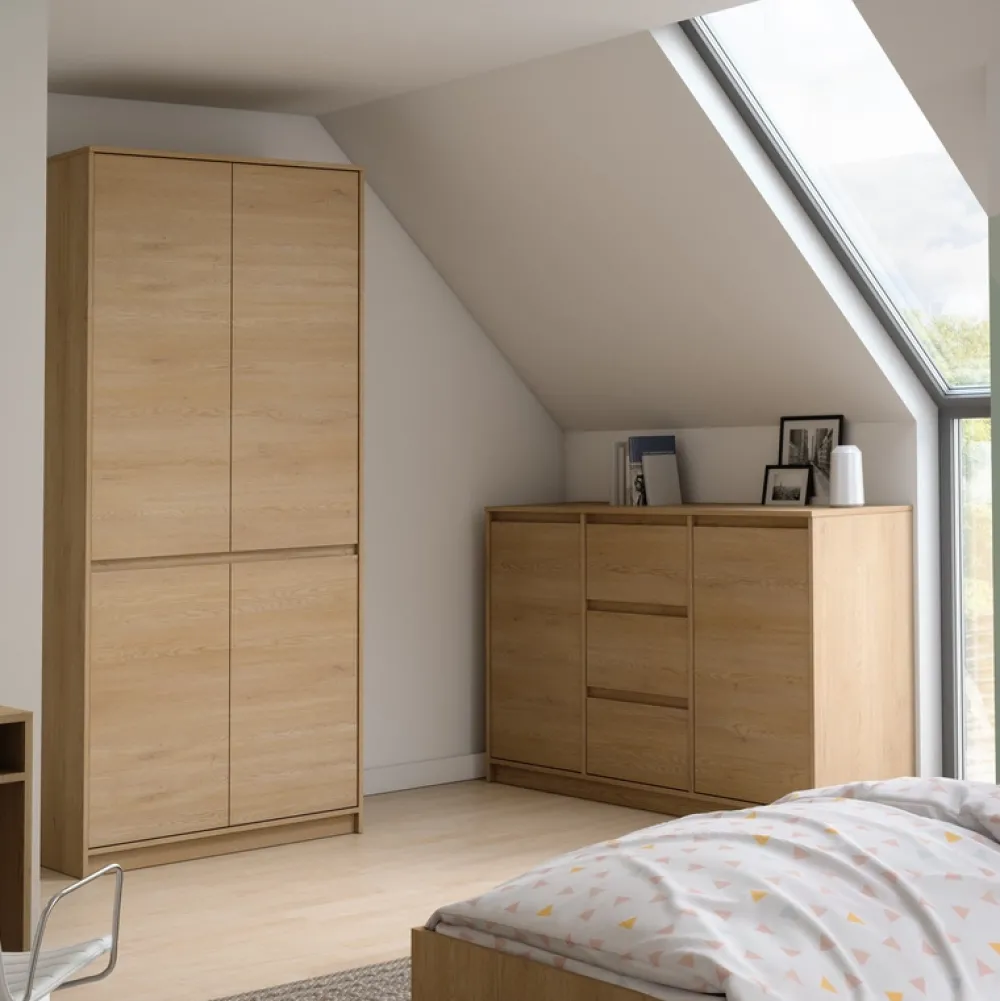 Komody>GAŁA MEBLE Nowoczesna komoda do salonu z szufladami 138 cm MARANTA