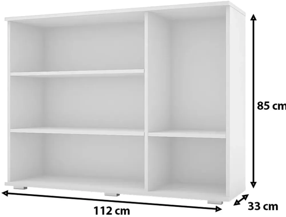 Komody>Meblohand Nowoczesna komoda do salonu 112 cm SIMPLE V dąb sonoma