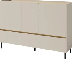 Meble Dla Dzieci|Meble Młodzieżowe>MEBLAR Nowoczesna komoda młodzieżowa na nóżkach 150 cm LISSARO