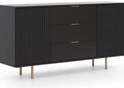 Zestawy Mebli Do Salonu|Komody></noscript>GiB Meble Nowoczesna komoda na nóżkach z półkami 150 cm NAMASTE